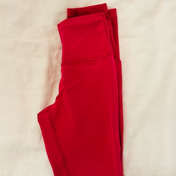 Lululemon Pink Sz 4 Wunder Train High Rise Tight 25 *sold out color* - Picture 7 of 7
